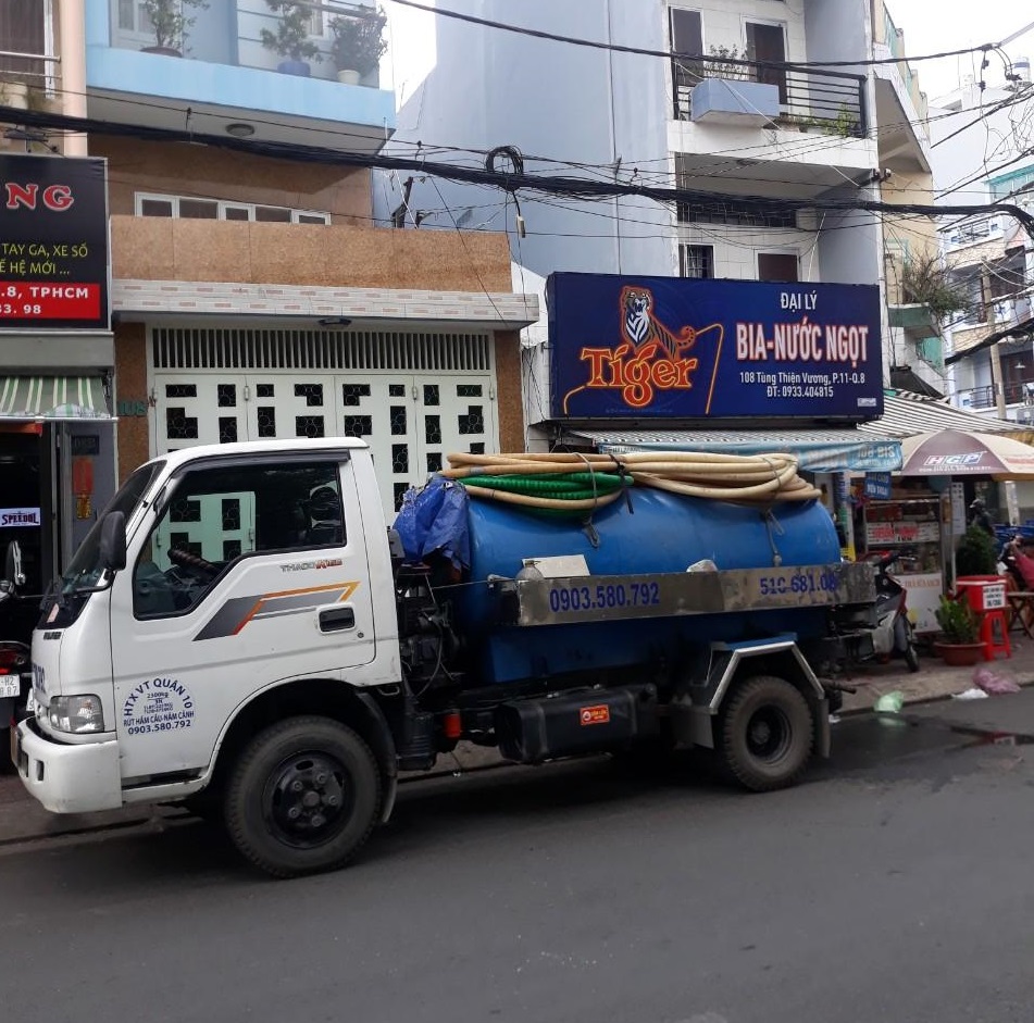 Dịch vụ hút hầm cầu tại Quảng Ngãi chuyên nghiệp