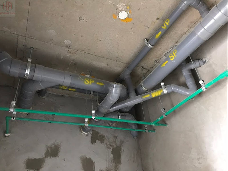 Lỗi khi lắp đặt hệ thống đường nước
