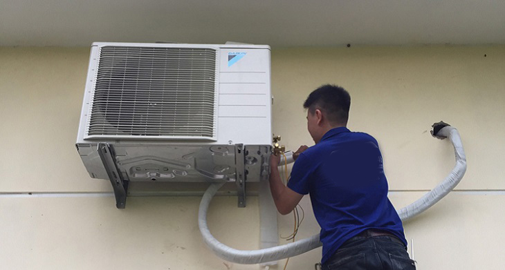 Máy điều hòa bị nghẽn tại đường thoát nước
